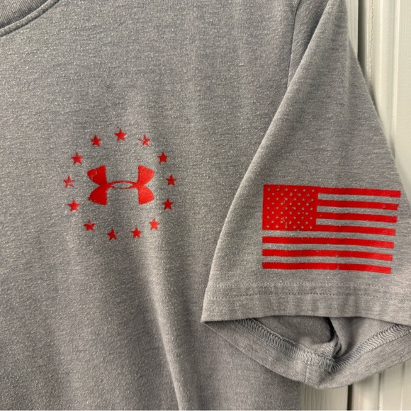 Under Armour camouflage and patriotic heat gear T-shirts YL - Picture 7 of 9